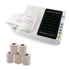 3 Channel ECG Machine 7 Inch Touch Screen and 5 ECG Paper Rolls with 1 Year Warranty - #1 Physiotherapy Equipment Manufacturers & Suppliers in India