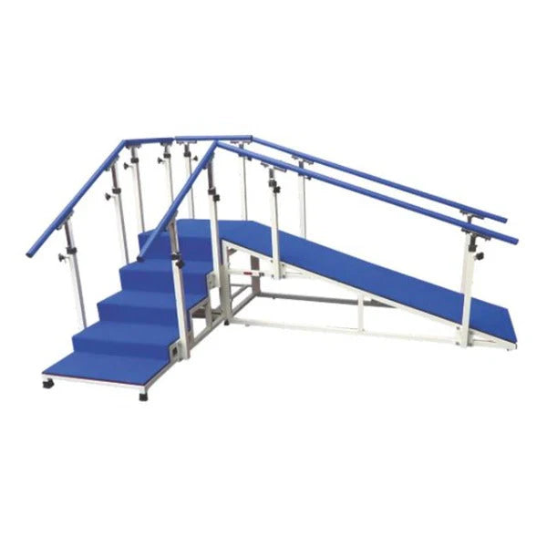 METALLIC EXERCISE CORNER STAIR CASE WITH RAMP
