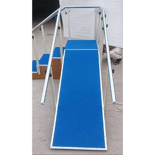 WOODEN EXERCISE CORNER STAIR CASE WITH RAMP