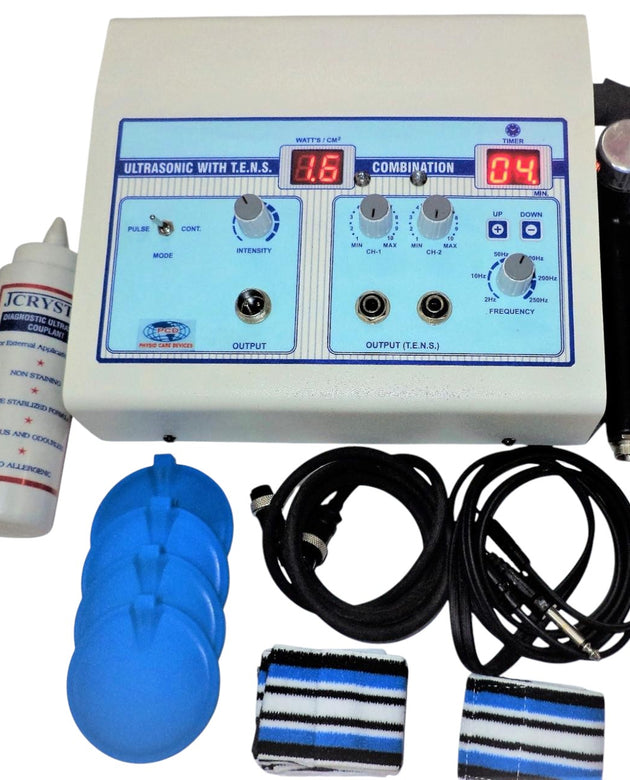 Ultrasonic with 2 channel TENS Combo Machine with 1 year warranty