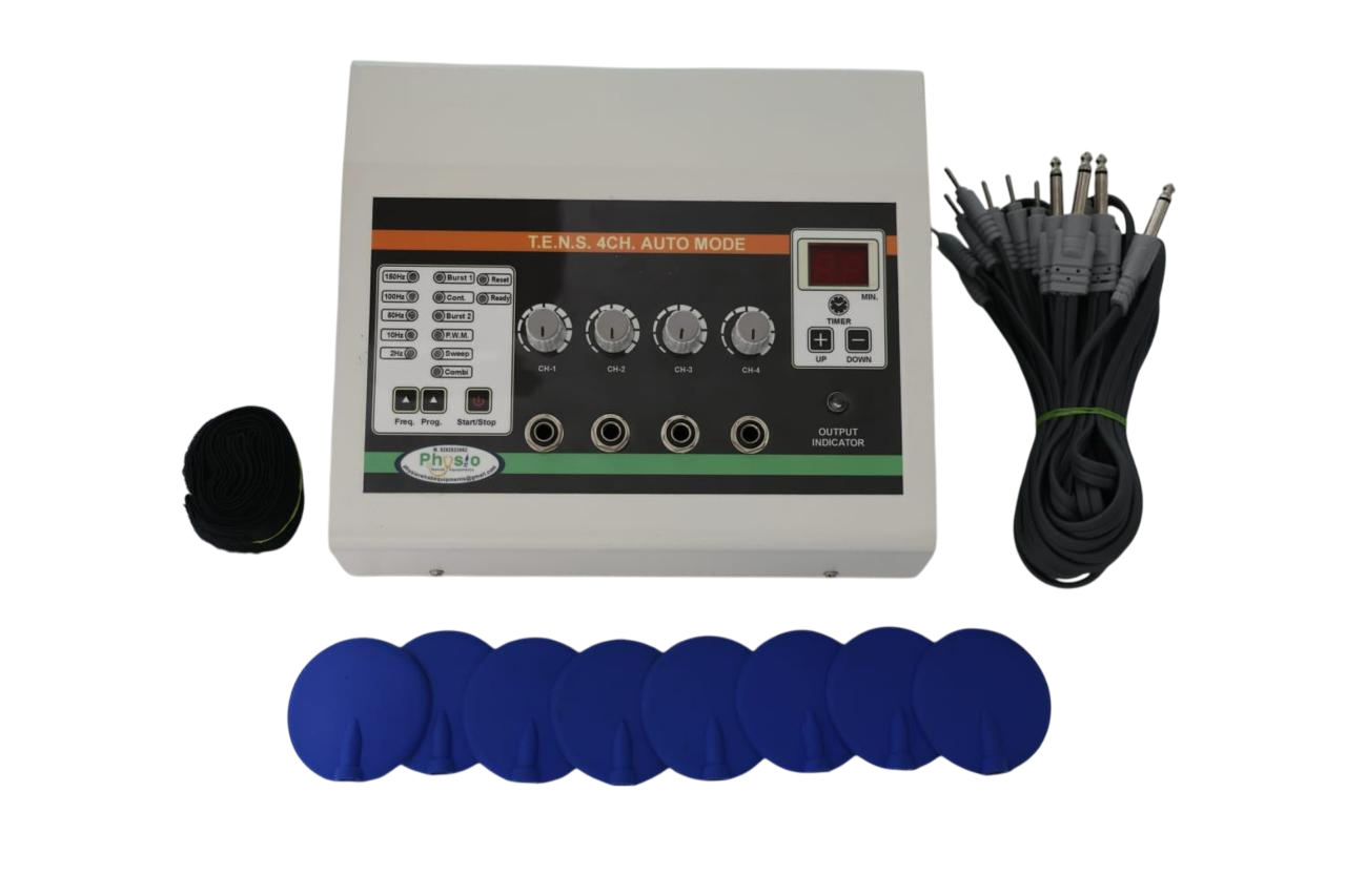 Auto Mode 4 Channel TENS Machine with 1 year warranty