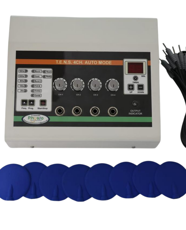 Auto Mode 4 Channel TENS Machine with 1 year warranty