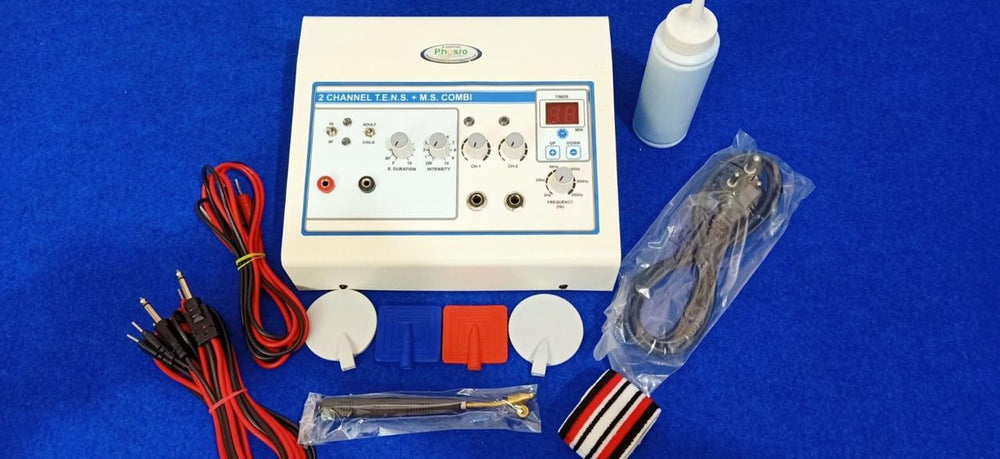 Electrical components and tools on a blue background