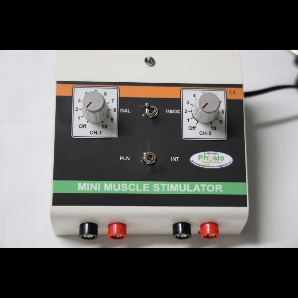 Portable Muscle Stimulator Electrotherapy device for muscle strengthening with 1 year warranty