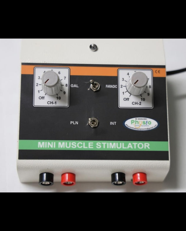 Portable Muscle Stimulator Electrotherapy device for muscle strengthening with 1 year warranty