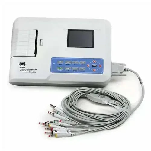 3 Channel ECG Machine with High Quality Waveforms - #1 Physiotherapy Equipment Manufacturers & Suppliers in India