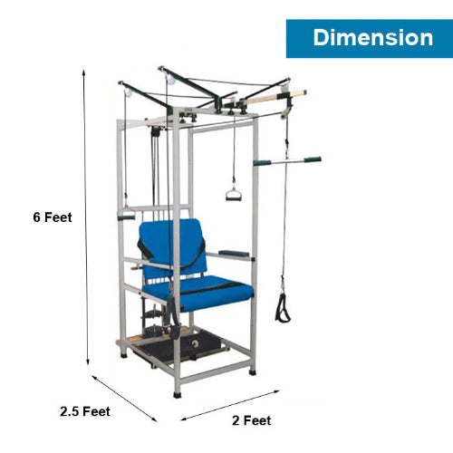 MULTI EXERCISER CHAIR WITH QUADRICEPS EXERCISER