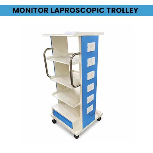 Premium Laparoscopic Monitor Trolley for Laparoscopy - 1 Physiotherapy Equipment Manufacturers & Suppliers in India