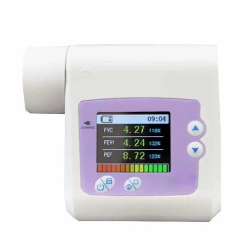Spirometer with Color LCD Display with 1 Year Warranty - 1 Physiotherapy Equipment Manufacturers & Suppliers in India